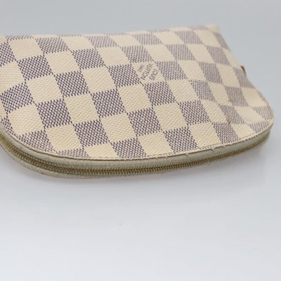 LOUIS VUITTON Damier Azur Pochette Cosmetic PM Pouch - Picture 5 of 16